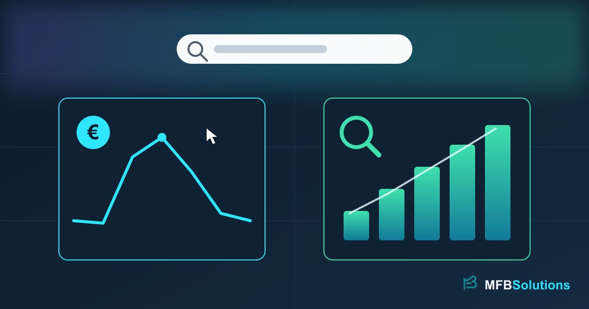 Usporedba Google Adsa i SEO-a — grafovi i tražilica u MFB stilu